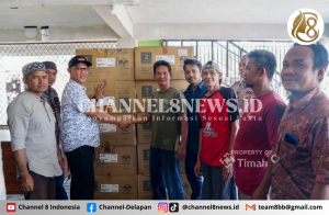 PT Timah Serahkan Mesin Tempel untuk Kelompok Nelayan di Dusun Tanah Merah