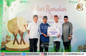 Kondisi Memprihatinkan, PT Timah Serahkan Bantuan ke Masjid Al Hidayah Perumnas Bangka Barat
