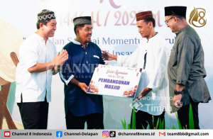 Masjid Al Hidayah Tegal Rejo Kembali Terima Bantuan, Ketua Masjid Apresiasi Peran PT Timah 