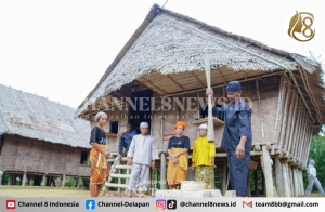 PT Timah Dukung Pelestarian Ritual Adat Nujuh Jerami Festival Mapor