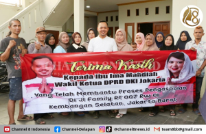 Wujudkan Pengaspalan Jalan, Warga Kembangan Selatan Beri Apresiasi ke Wakil Ketua DPRD DKI Jakarta