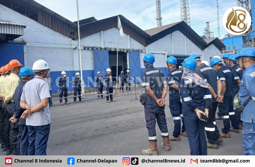 Komitmen Disiplin Kerja PT Timah Gelar Apel Rutin K3 di Wilayah Operasional