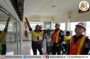 Wasdal Terkait Sistem Manajemen Pengamanan Ditpamobvit Korsabhara Baharkam Polri Kunjungi PT Amman Mineral Nusa Tenggara