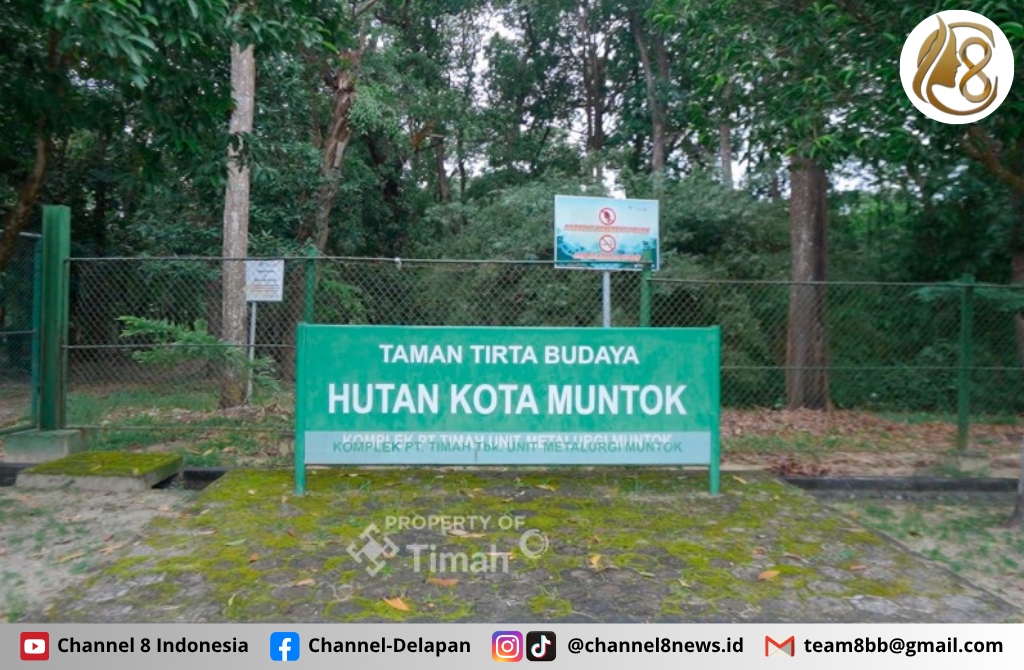 Komitmen PT Timah Hutan Kota Mentok Jaga Flora Fauna Endemik dan Kawasan Konservasi