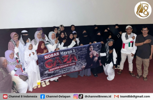 Nobar Film Hayya 3 di Pangkalpinang, Bioskop ‘Diputihkan’ Ratusan Anak Yatim