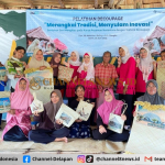 Dorong Pengembangan Kerajinan Lokal dan Ekonomi Kreatif PT Timah Gelar Pelatihan Decoupage untuk Masyarakat Adat Mapur