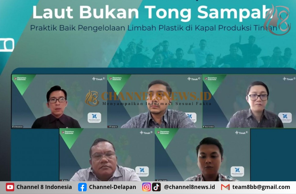 PT Timah Gelar Webinar Laut Bukan Tong Sampah