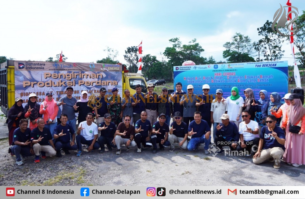 Pengelolaan Lingkungan Berkelanjutan PT Timah Bersama DLH Bangka Gelar Kegiatan Gotong Royong