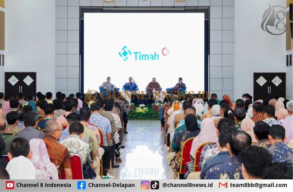 Tingkatkan Kinerja Produksi dan Pengamanan IUP, Manajemen PT Timah Gelar Town Hall Meeting