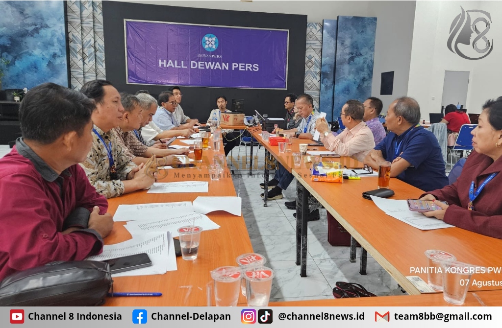 Kongres PWI 2025 Tetapkan Daftar Pemilih Tetap dan Jumlah Peninjau