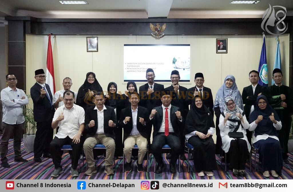 Pimpin Pelantikan Dosen Rektor UBB: Ini Merupakan Dinamika SDM di lingkungan Universitas