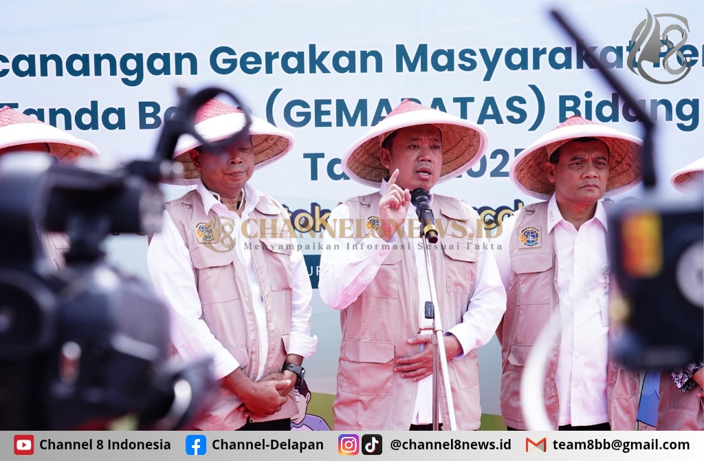 Pimpin Pencanangan Gemapatas 2025, Menteri Nusron: Semua Masyarakat Wajib Pasang Patok