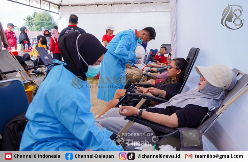 HUT ke-49 PT Timah di Kabupaten Bangka Gelar Donor Darah untuk Ketiga Kalinya