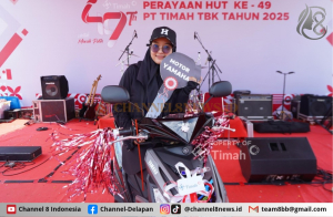 Cerita Dipa Putri Pemenang Doorprize Hadiah Motor di Pekan Sehat HUT ke-49 PT Timah di Belinyu