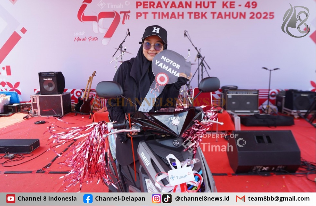 Cerita Dipa Putri Pemenang Doorprize Hadiah Motor di Pekan Sehat HUT ke-49 PT Timah di Belinyu
