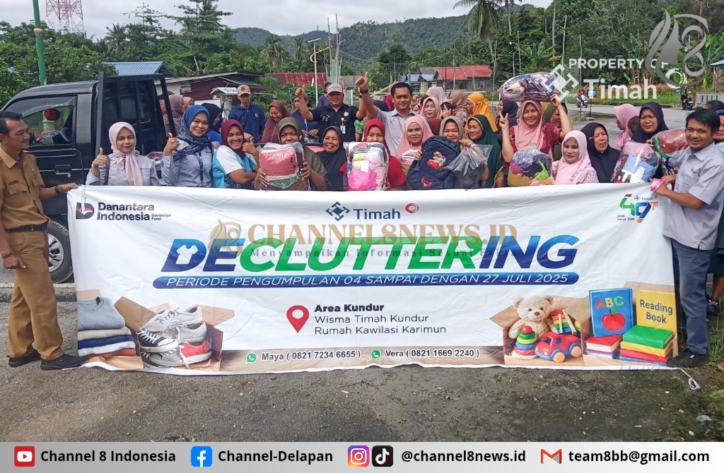 Momen HUT ke-49 Perusahaan Karyawan PT Timah Gelar Aksi Decluttering untuk Warga Lingkar Tambang
