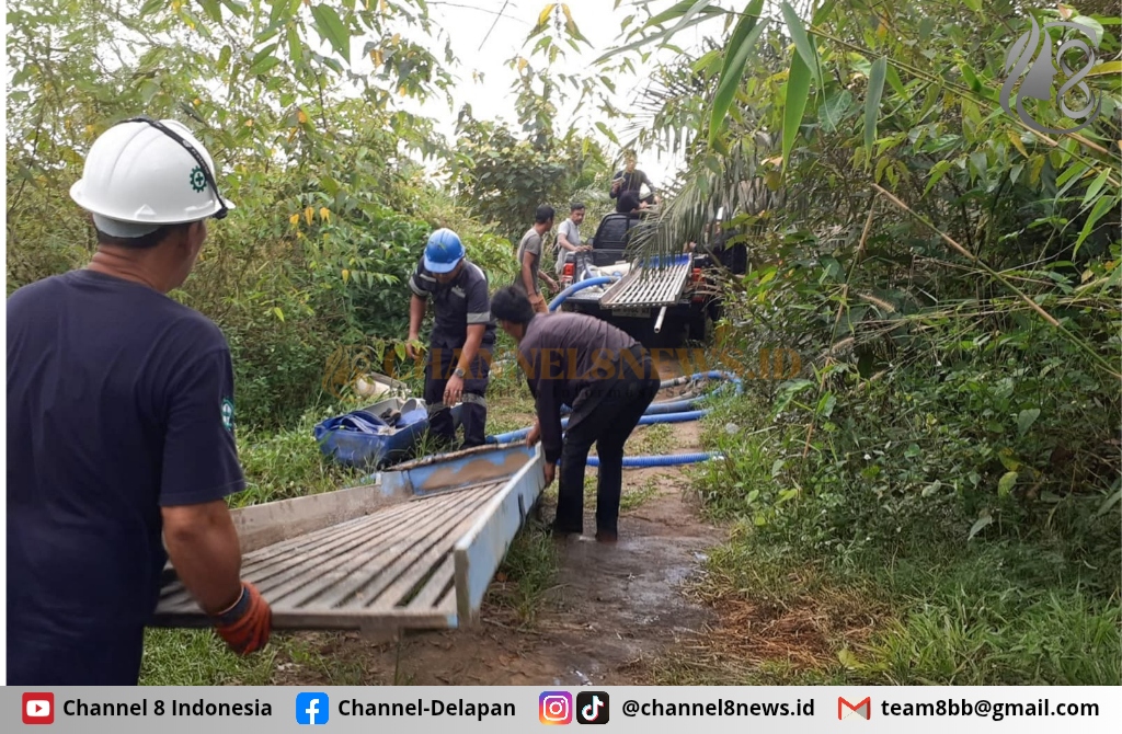 PT Timah Tbk Bersama Tim Gabungan Tertibkan Tambang Ilegal di Belitung