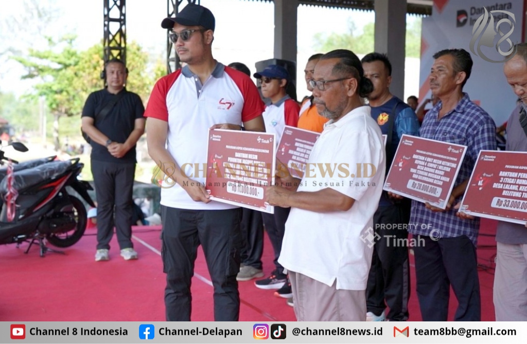 Dukung Sektor Pertanian di Beltim, PT Timah Serahkan Bantuan untuk Kelompok Tani Bina Tani