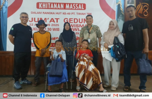 Bulan Bakti HUT ke-49 PT Timah di Bangka Barat, Hadirkan Senyum Anak Ikuti Khitanan Massal