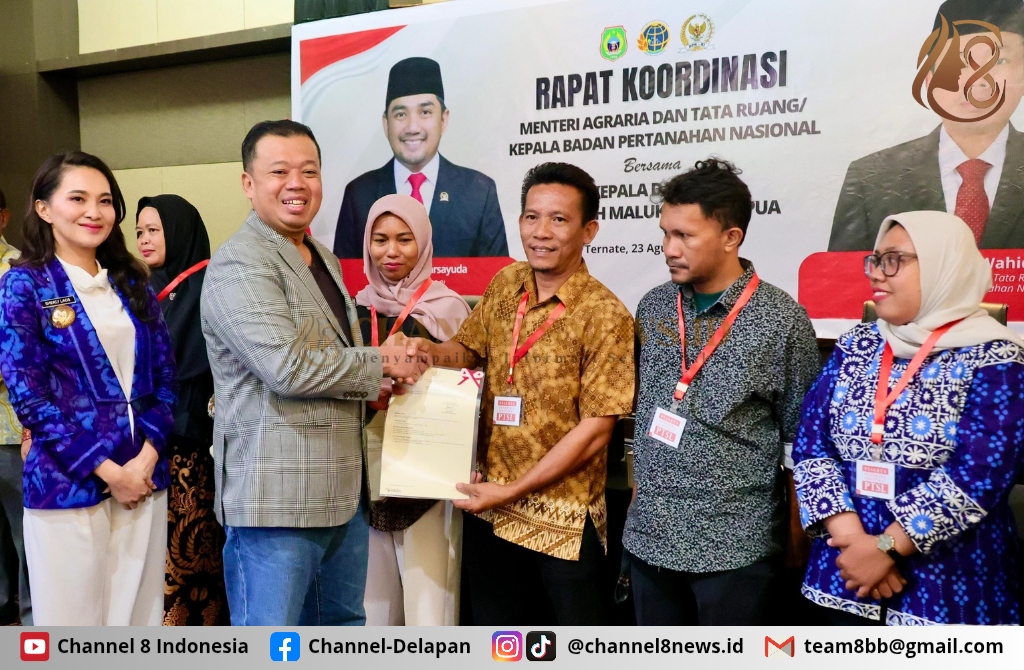 Rakor di Maluku Utara, Menteri Nusron Tekankan Dukungan Pemda dalam Sertifikasi Tanah
