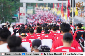 TINS Half Marathon Pedagang Akui Omset Meningkat Drastis
