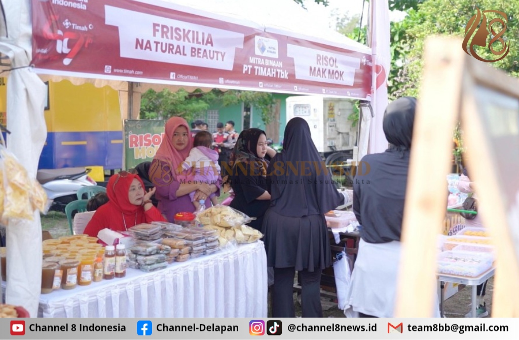 Gerakkan Ekonomi Masyarakat, PT Timah Gandeng ratusan UMKM di Pekan Sehat