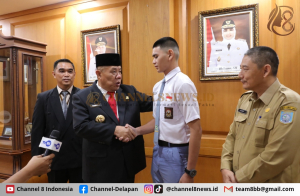 Pesan Gubernur Hidayat kepada Calon Paskibraka Nasional Asal Babel: Harumkan Nama Daerah