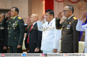 Gubernur Hidayat Arsani Ikuti Upacara Detik-Detik Proklamasi Bersama Forkopimda Secara Virtual