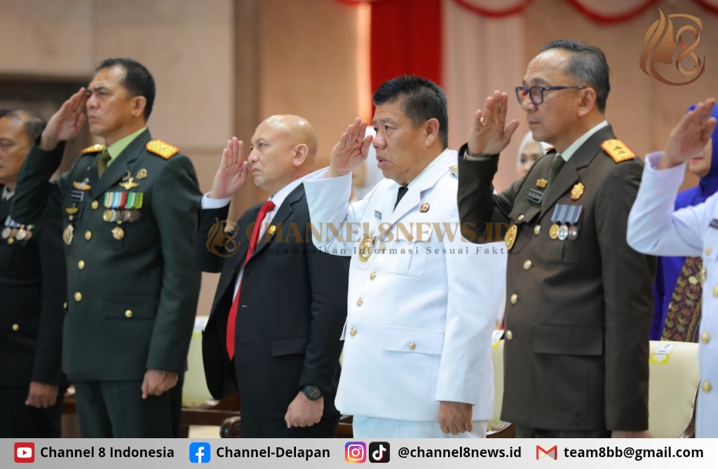 Gubernur Hidayat Arsani Ikuti Upacara Detik-Detik Proklamasi Bersama Forkopimda Secara Virtual