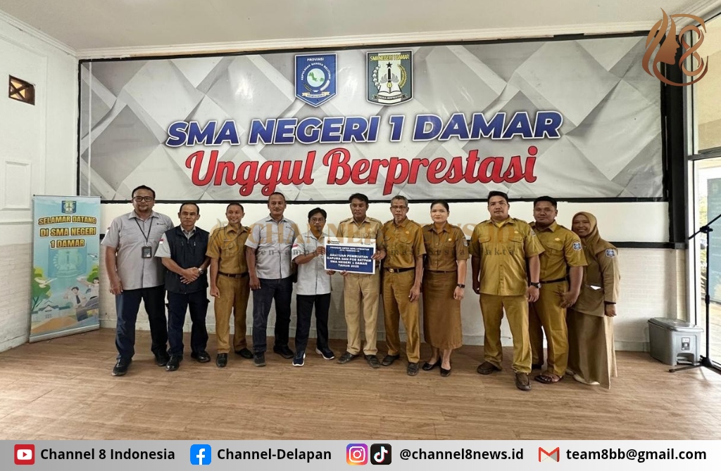 PT Timah Tbk Dukung Pembangunan Sarana dan Prasarana Sekolah di SMAN 1 Damar Belitung Timur