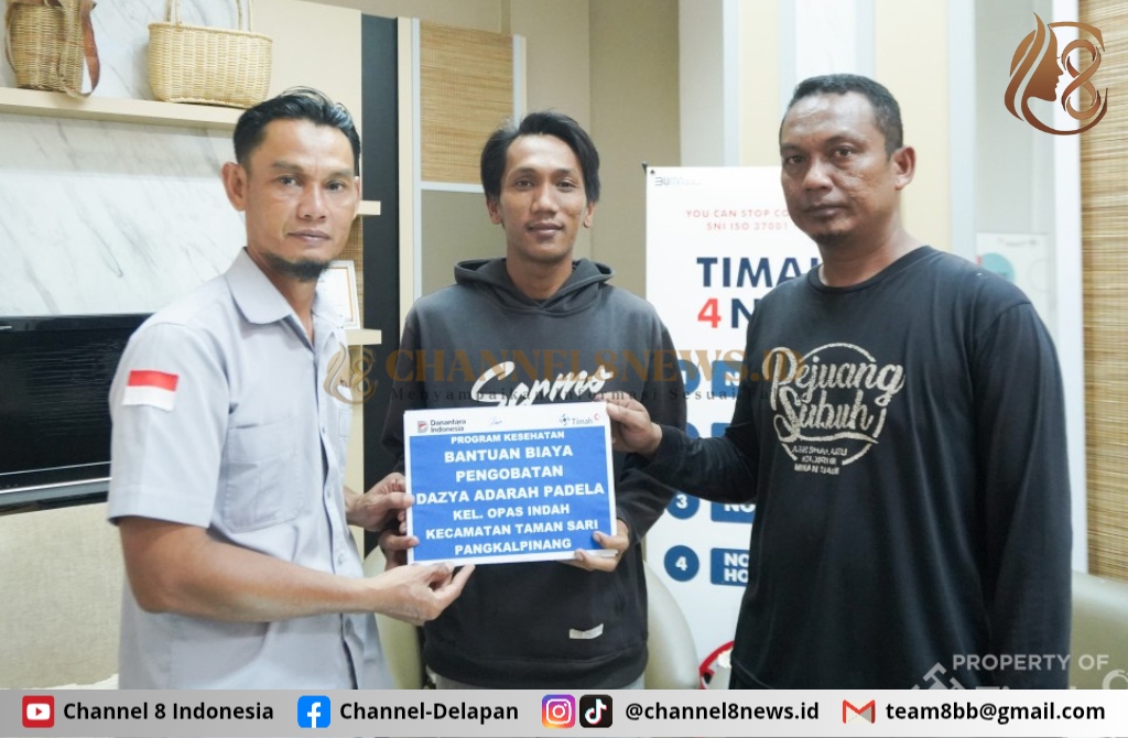 Ringankan Biaya Pengobatan Warga, PT Timah Tbk Berikan Tali Asih untuk Anak Pekerja Buruh Harian