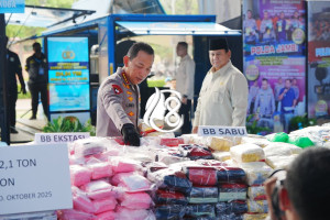 Prabowo Apresiasi Upaya Polri Cegah Peredaran Narkoba di Indonesia