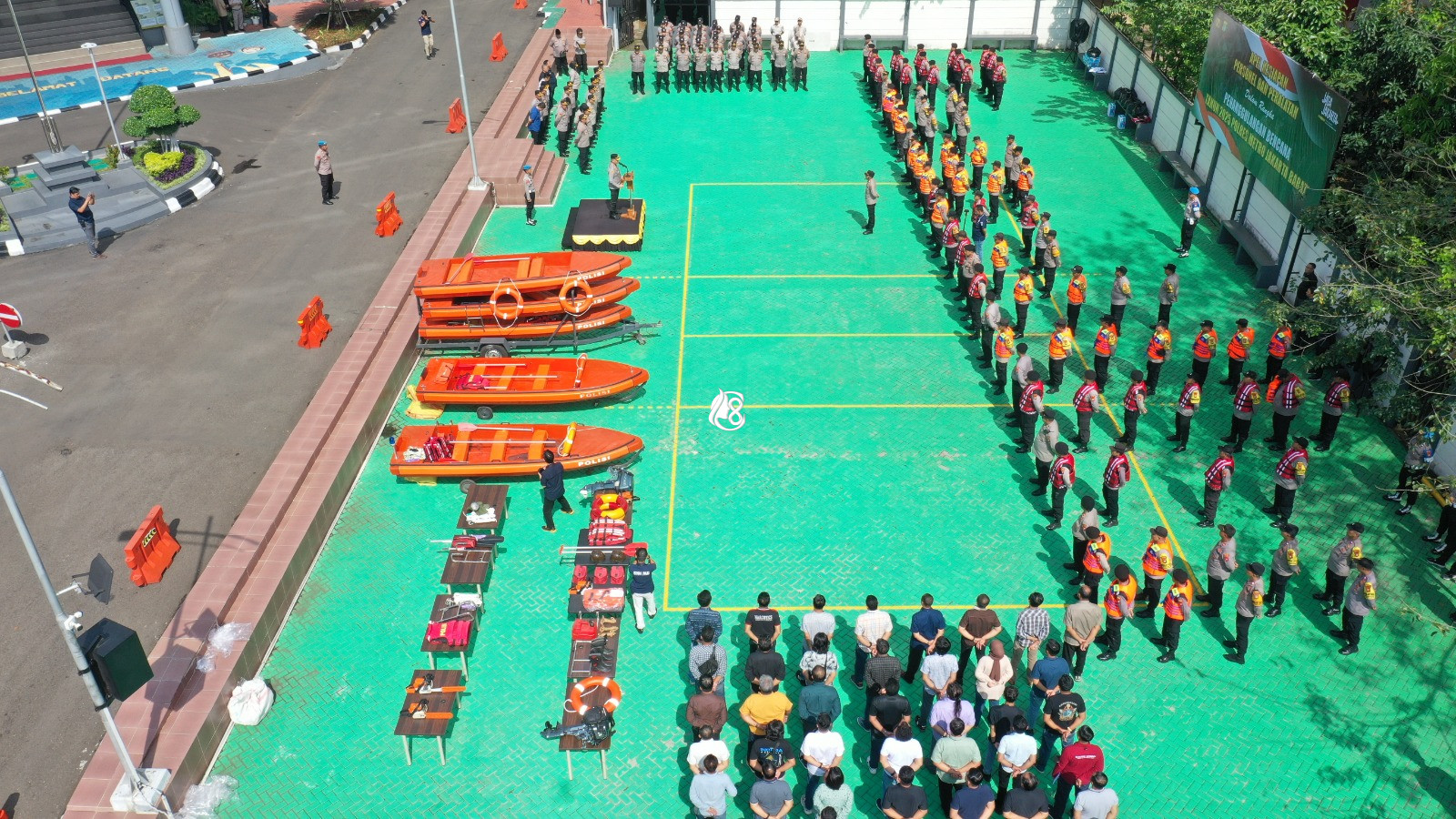Polres Metro Jakarta Barat Gelar Apel Kesiapan Penanggulangan Bencana Tahun 2025