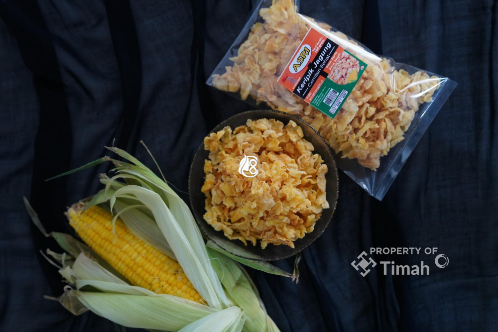 Keripik Jagung Asri Dari Gang Buntu di Tua Tunu, Asriyani Bangkit Berkat PT Timah Tbk