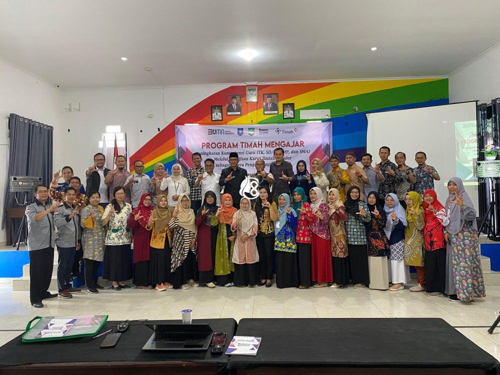 Tingkatkan Profesionalisme Guru PT Timah Gelar Literasi Gernas Tastaka