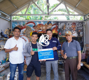 PT Timah Tbk Dukung Ruang Kreasi Pemuda Home Creative Pepaya