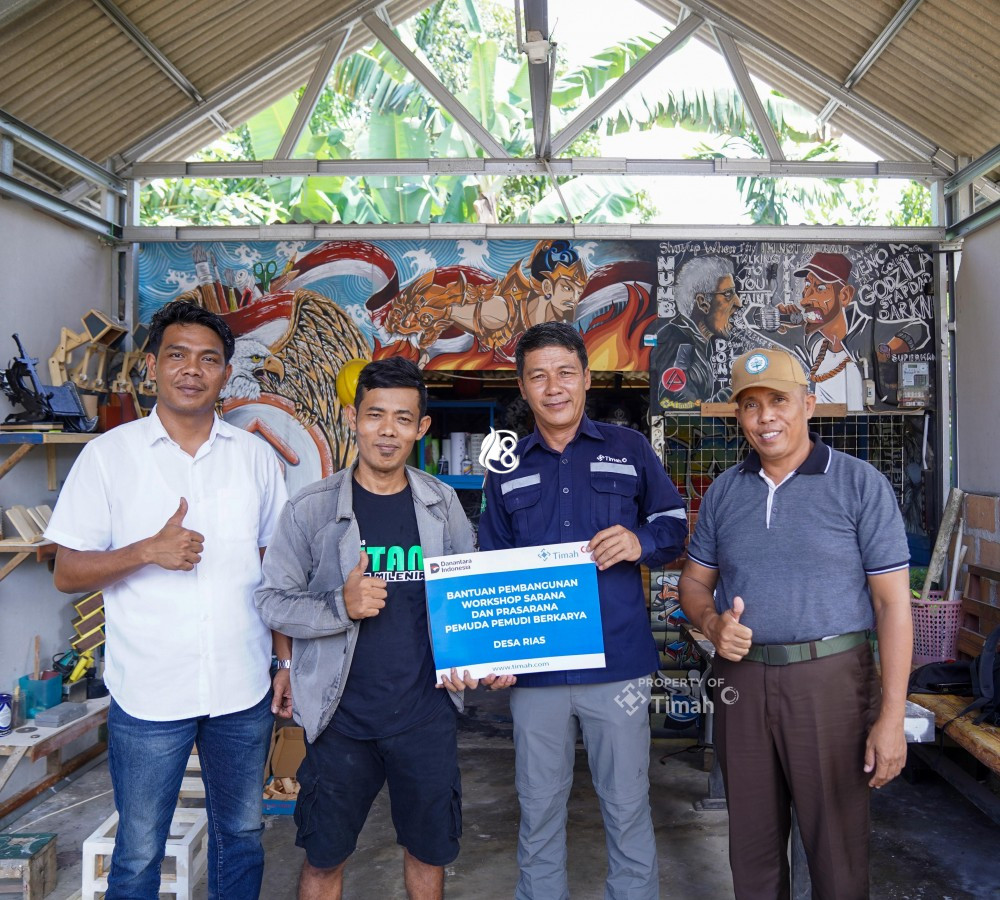 PT Timah Tbk Dukung Ruang Kreasi Pemuda Home Creative Pepaya