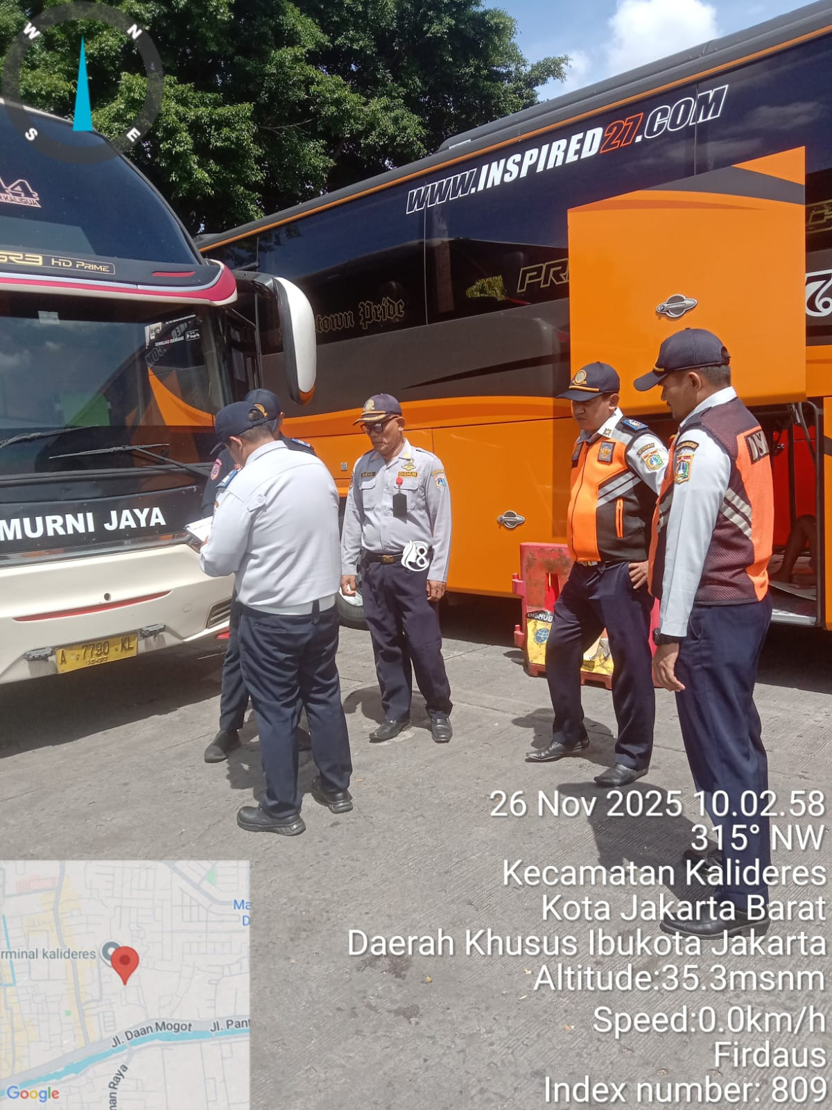 Terminal Kalideres Gelar Pra Ramp Check Armada Angkutan Nataru 2025/2026