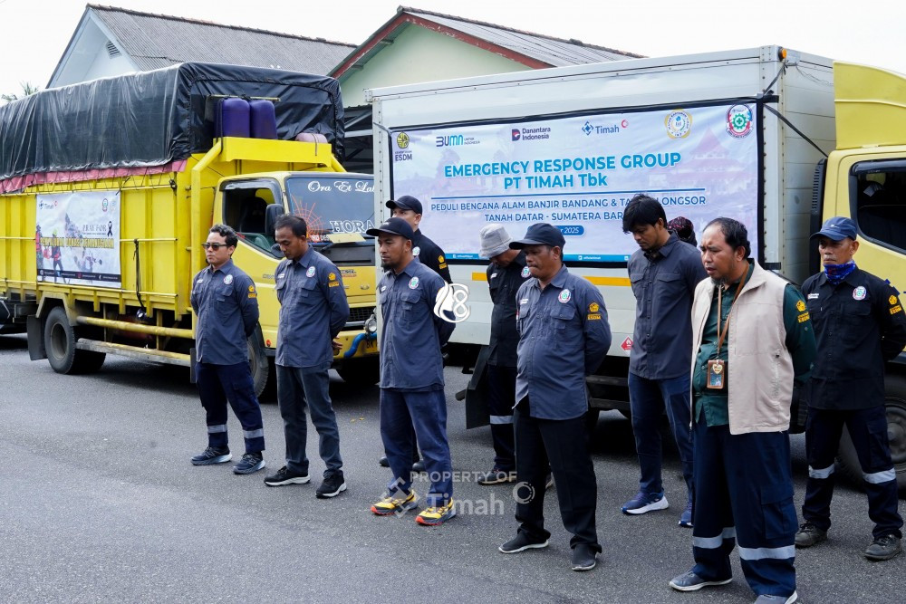 PT Timah Tbk Kembali Kerahkan Tim ERG Bantu Penanganan Banjir di Sumatera 
