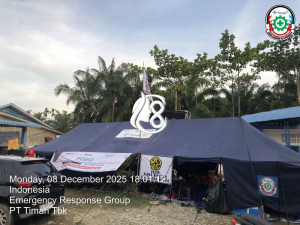 TIM ERG PT Timah Tbk Terus Bergerak Bantu Korban Bencana Sumatera