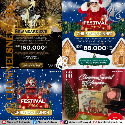 Hotel 88 Mangga Besar 62 Hadirkan Christmas Feast, Christmas Hamper, dan AU REVOIR untuk Menutup Akhir Tahun 2025