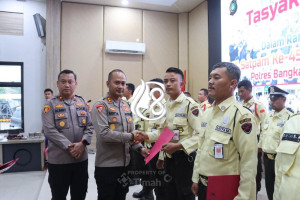 Sembilan Personil Satpam PT Timah Tbk Terima Penghargaan dari Kapolres Bangka Barat