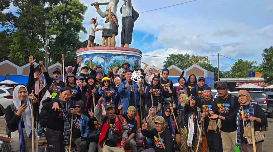 Puluhan Wartawati dan Sastrawan Ikuti Kemah Budaya Baduy HPN 2026