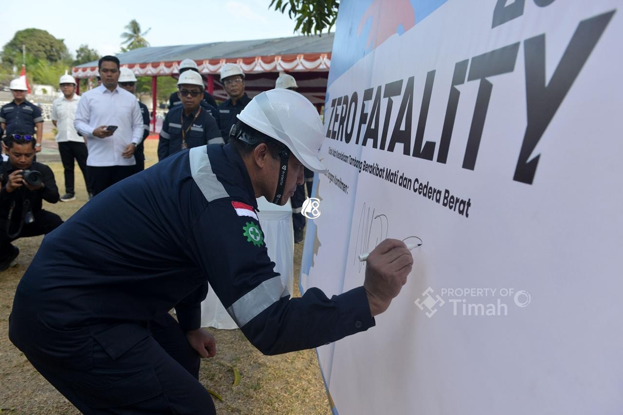 PT Timah Tbk Gelar Apel Akbar Tingkatkan Budaya Keselamatan Kerja