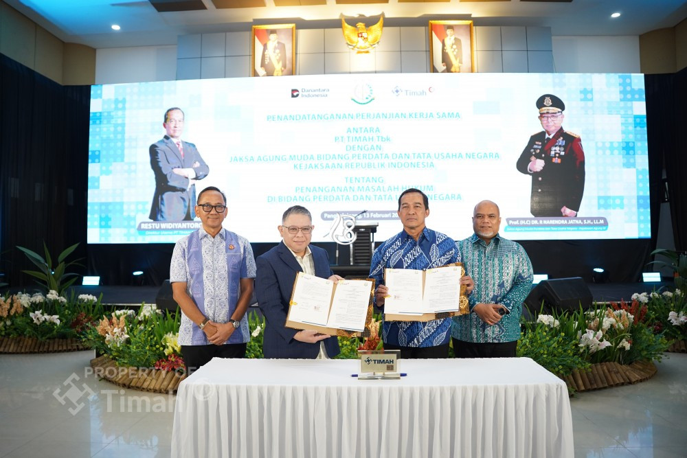 Perkuat Tata Kelola, PT Timah Tbk Tandatangani Perjanjian Kerja Sama dengan Jamdatun Kejaksaan Agung RI