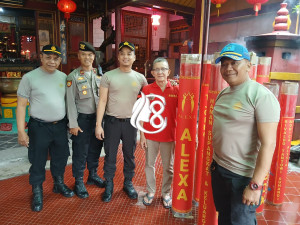 Wujudkan Toleransi Antarumat Beragama Polsek Tambora Gelar KURVE di Vihara Ariya Marga