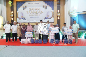 Wujud Kepedulian Sosial di Bulan Ramadan PT Timah Santuni 150 Anak Yatim Piatu di Mentok