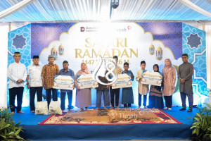 Safari Ramadan PT Timah Bawa Kebahagiaan bagi Santri Tahfiz dan Anak Yatim di Belitung Timur