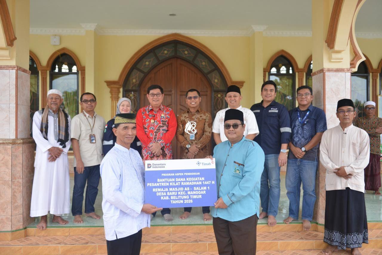 Perkuat Pembinaan Karakter Generasi Muda PT Timah Dukung Pesantren Kilat Remaja Masjid di Manggar