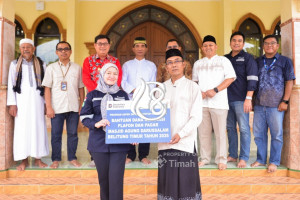 Dukung Keagamaan, PT Timah Konsisten Bantu Renovasi dan Sarana Rumah Ibadah